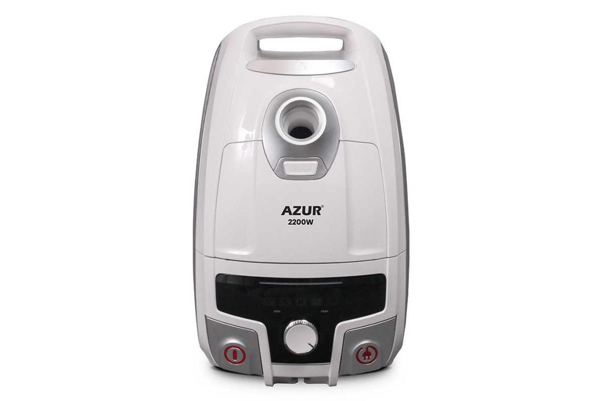 نمای جلوی جاروبرقی آزور AZ-330VC رنگ سفید