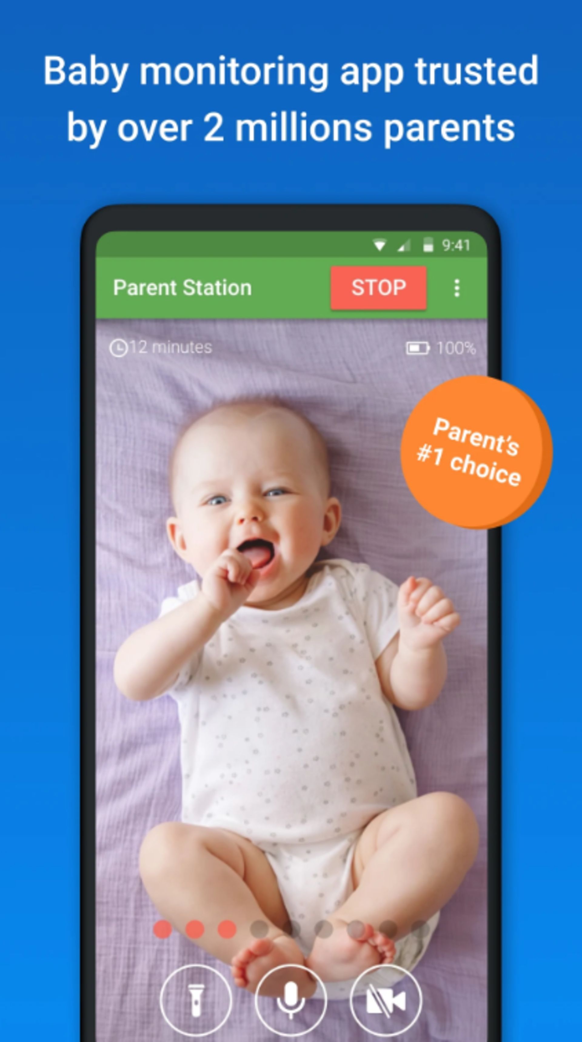 اپلیکیشن مراقبت از کودک Baby monitor 3G 