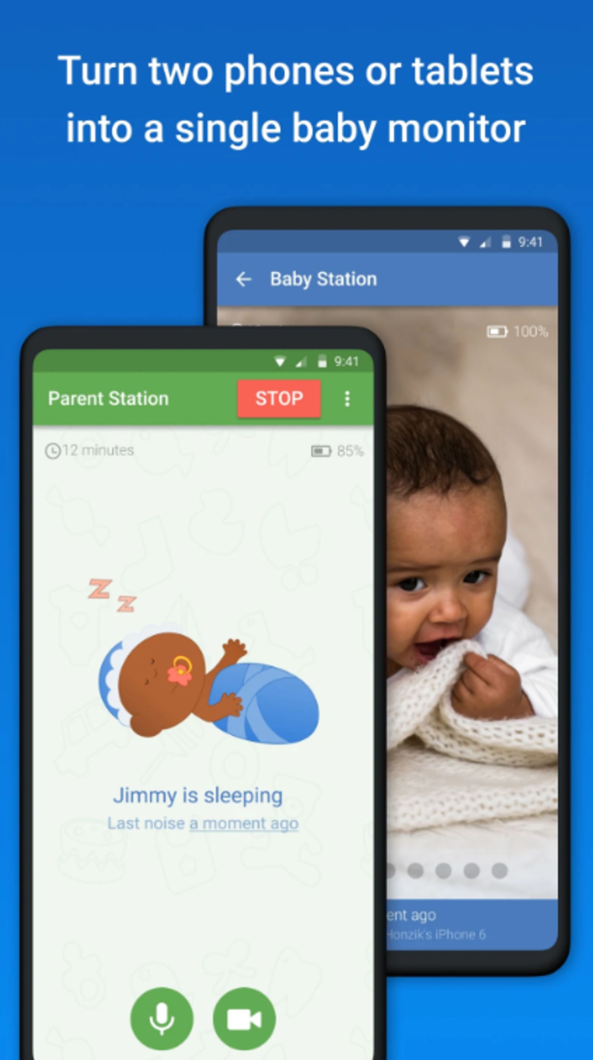 اپلیکیشن مانیتور کودک Baby monitor 3G 