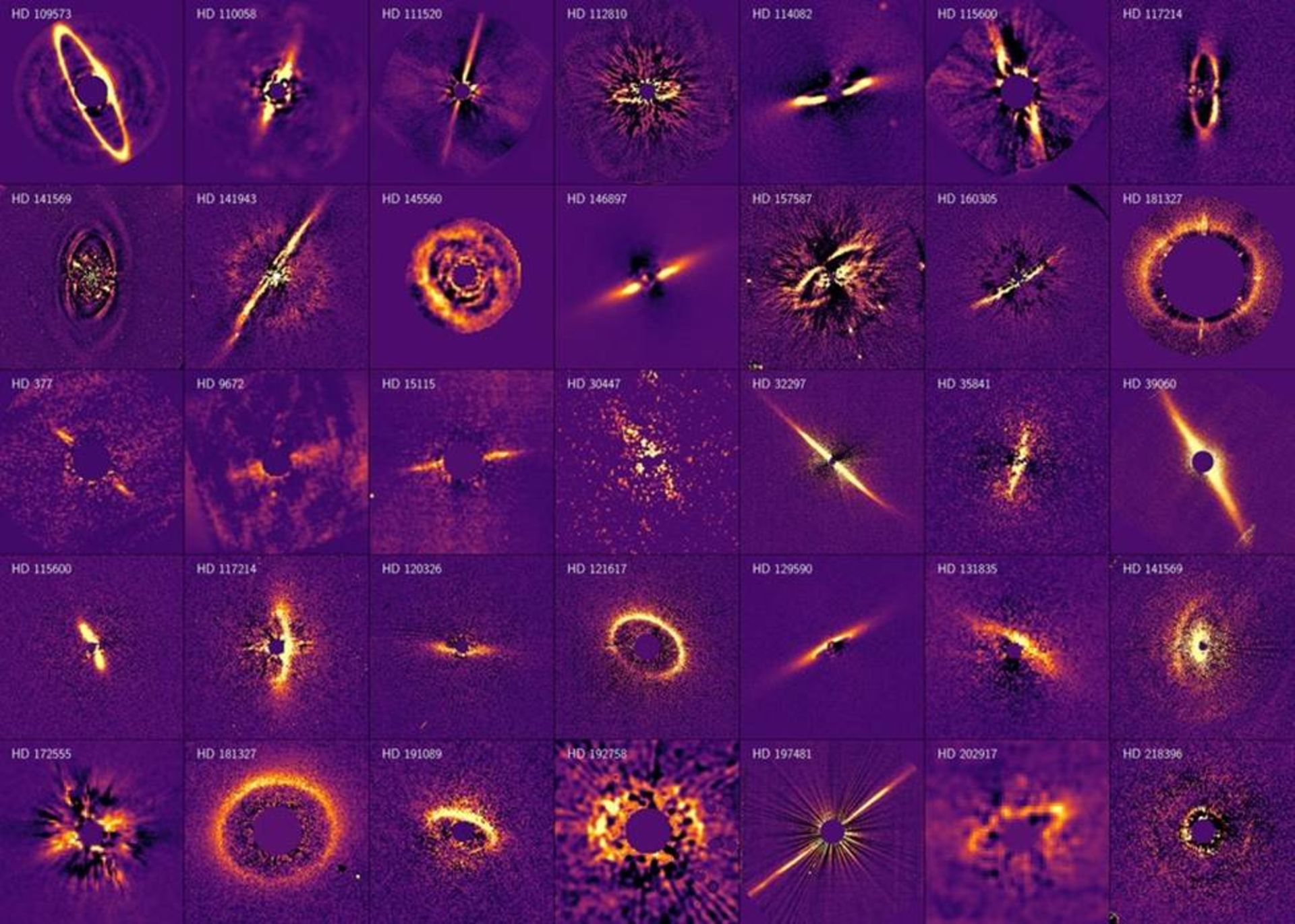 تصاویر سیاره‌های نوزاد خورشیدی