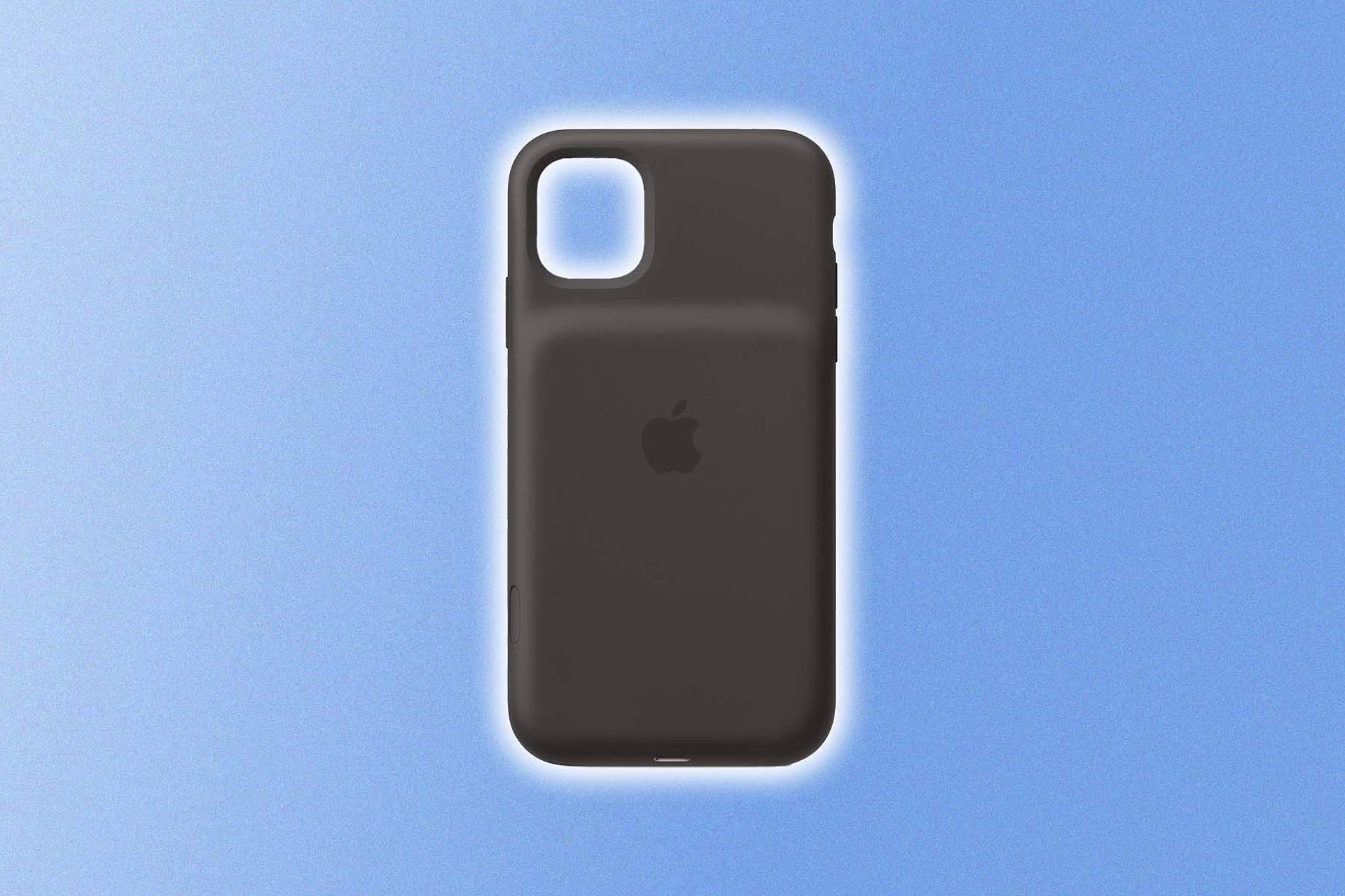 قاب مخصوص Smart Battery Case اپل در رنگ آبی