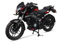 موتورسیکلت باجاج Bajaj Pulsar NS200 نمای جلو و جانبی