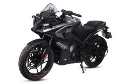 موتورسیکلت باجاج پالس Bajaj Pulsar RS200 نمای جلو و جانبی