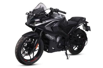 موتورسیکلت باجاج پالس Bajaj Pulsar RS200 نمای جلو و جانبی