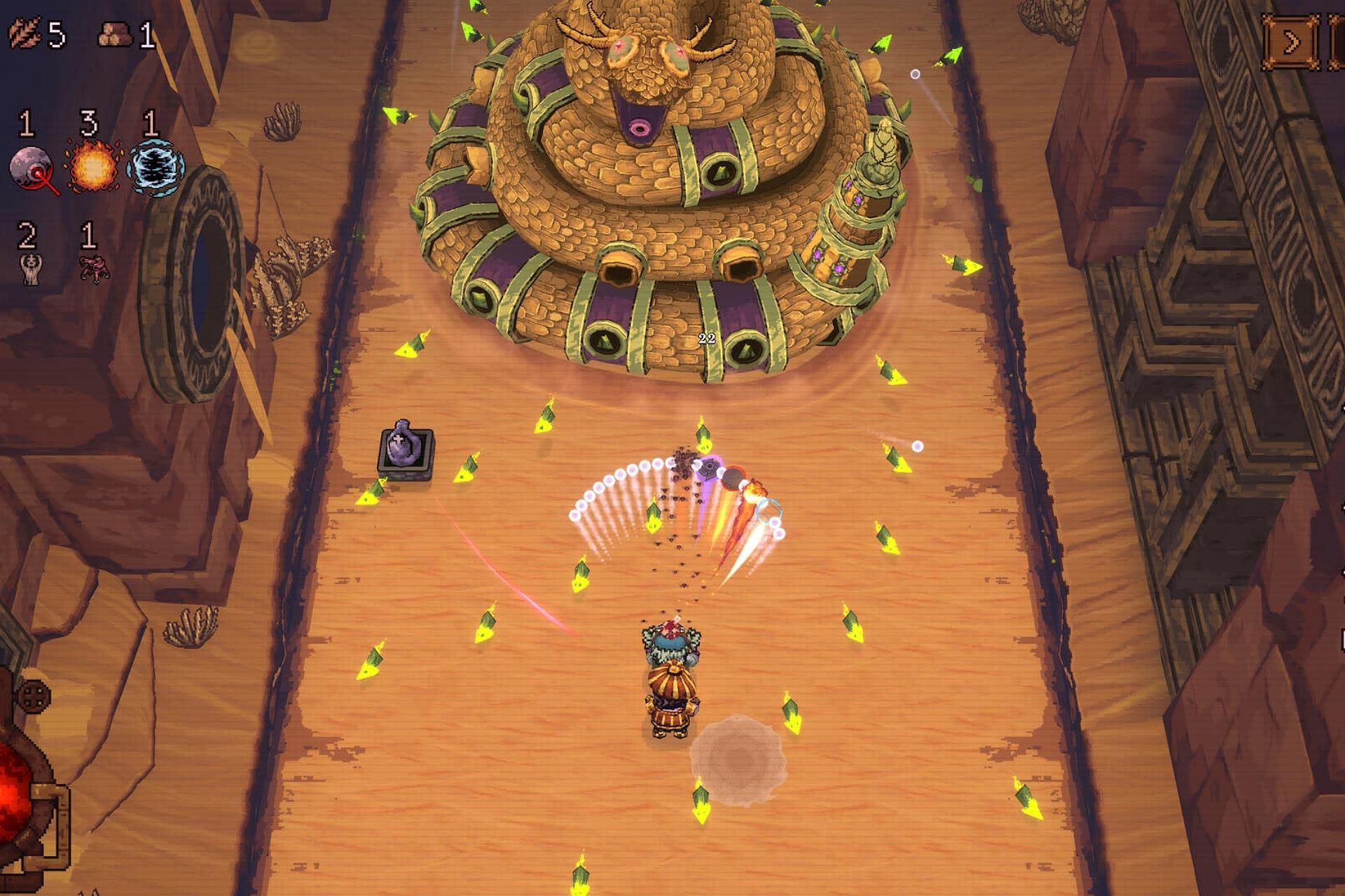 محیط بازی بازی Ball x Pit