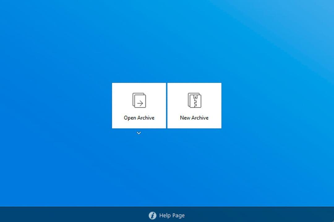 صفحه اصلی اپلیکیشن Bandizip در ویندوز
