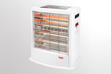 نمای کناری بخاری برقی برفاب Barfab QH-2800