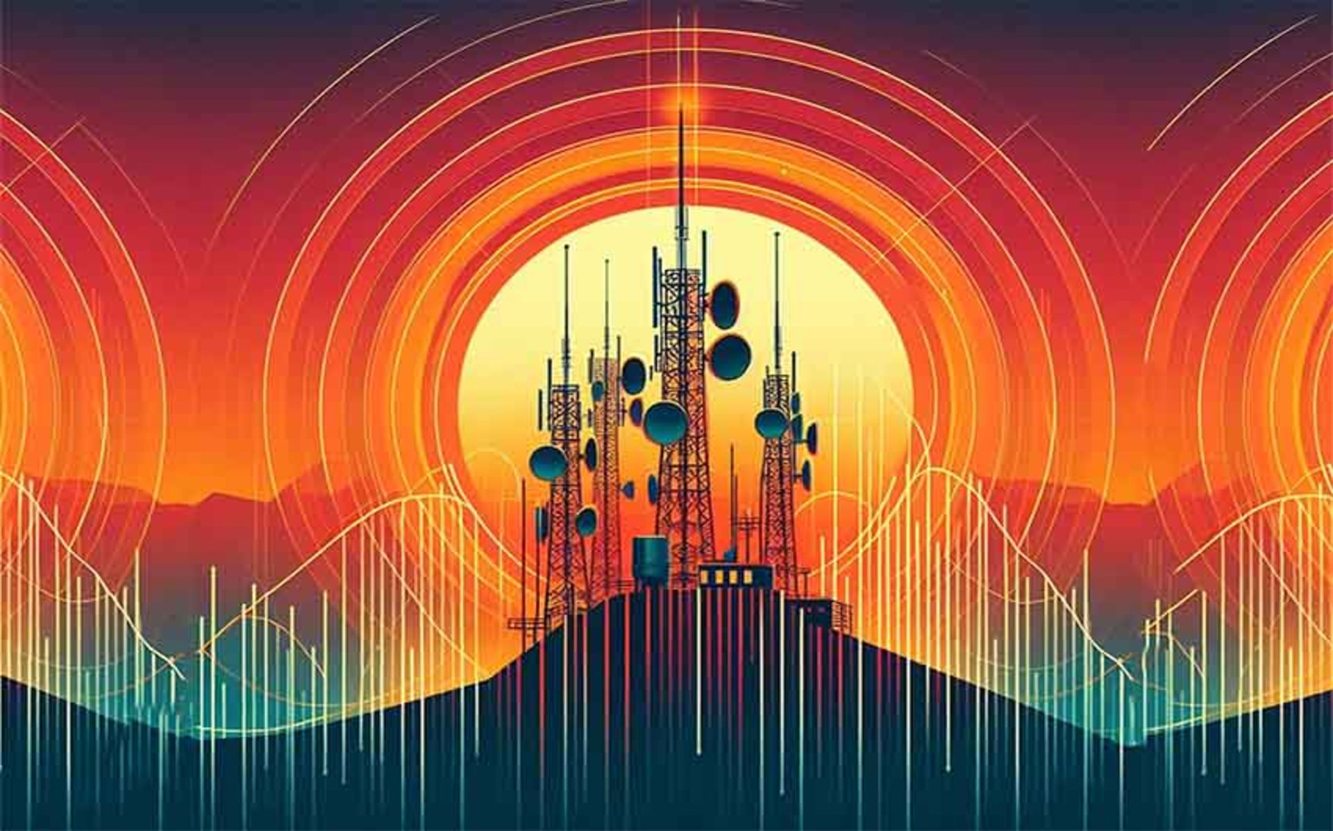 ایستگاه پایه روی تپه