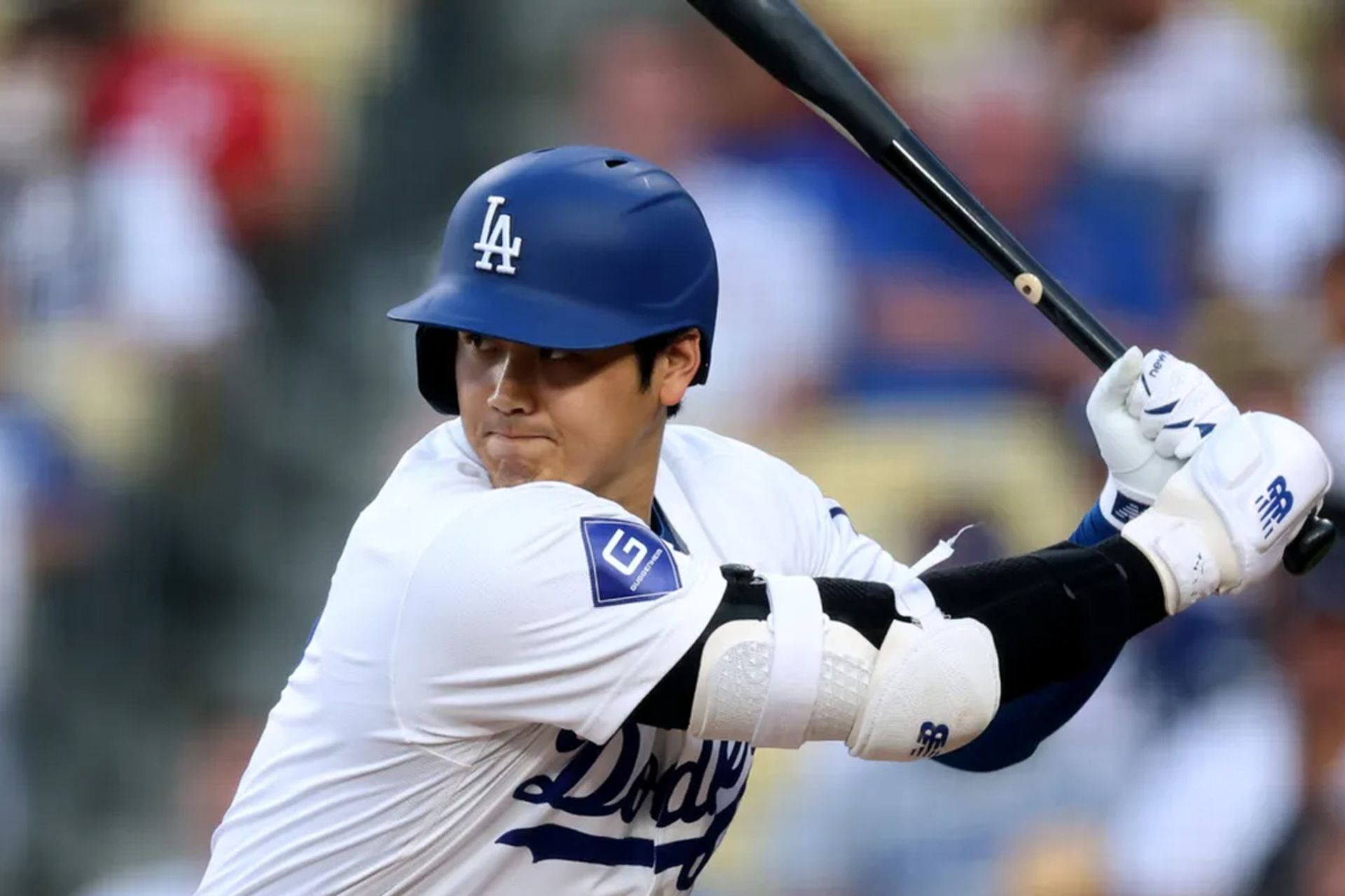 A batsman in baseball