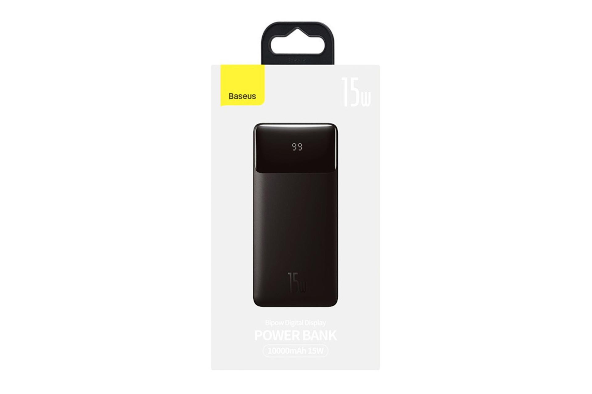 جعبه پاور بانک باسئوس Baseus Bipow Digital Display PPDML-I01 10000mAh