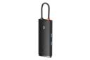 نمای سمت راست هاب USB-C باسئوس 6 پورت مدل BS-OH019 رنگ مشکی