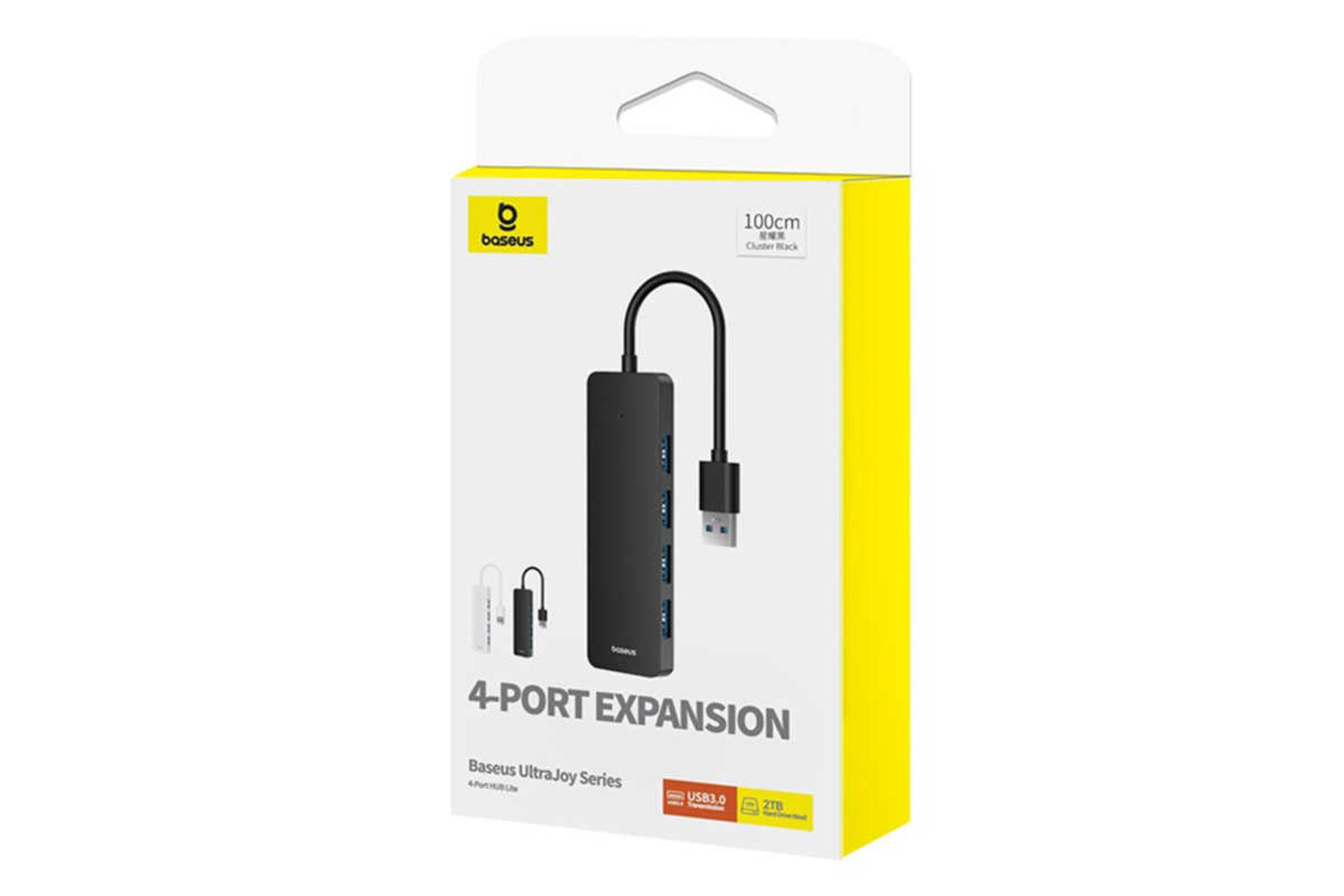 جعبه هاب USB-A باسئوس 4 پورت مدل BS-OH080
