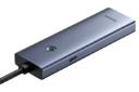 نمای سمت چپ هاب USB-C باسئوس 4 پورت مدل BS-OH108