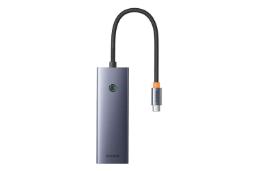 نمای بالای هاب USB-C باسئوس 7 پورت مدل BS-OH159