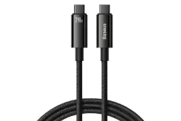 کابل شارژ USB باسئوس Type-C به Type-C مدل CAWJ040001 با طول 3 متر