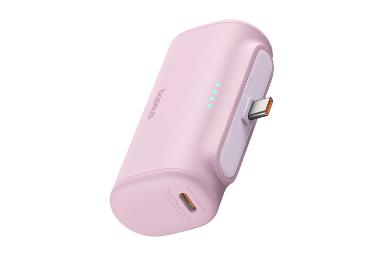 کانکتور پاور بانک باسئوس Compact Type-C Edition با ظرفیت 5000 میلی‌آمپر ساعت