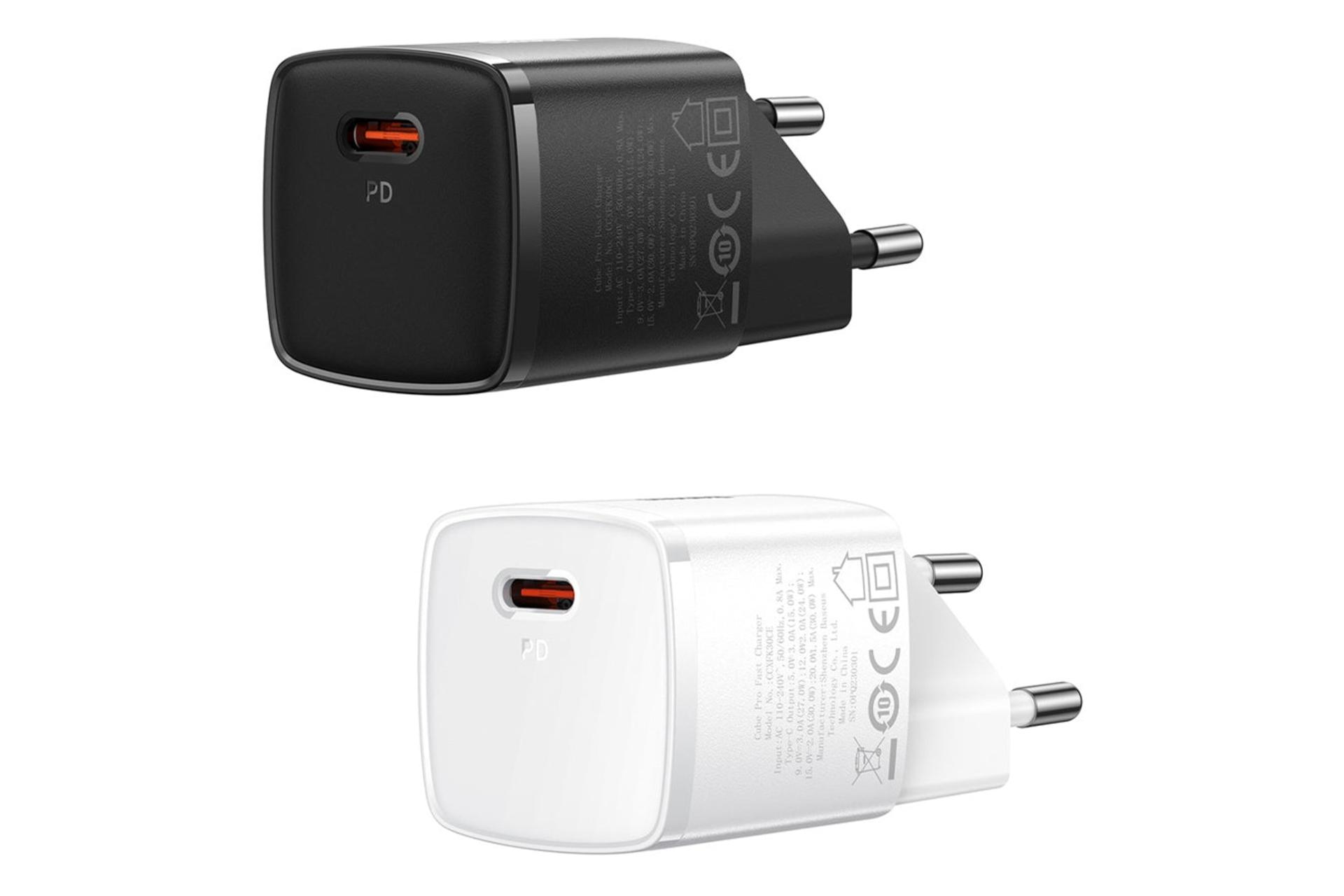 شارژر باسئوس Baseus Cube Pro 30W در رنگ های مختلف
