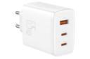 اتصالات شارژر باسئوس Baseus Cube Pro 65W سفید