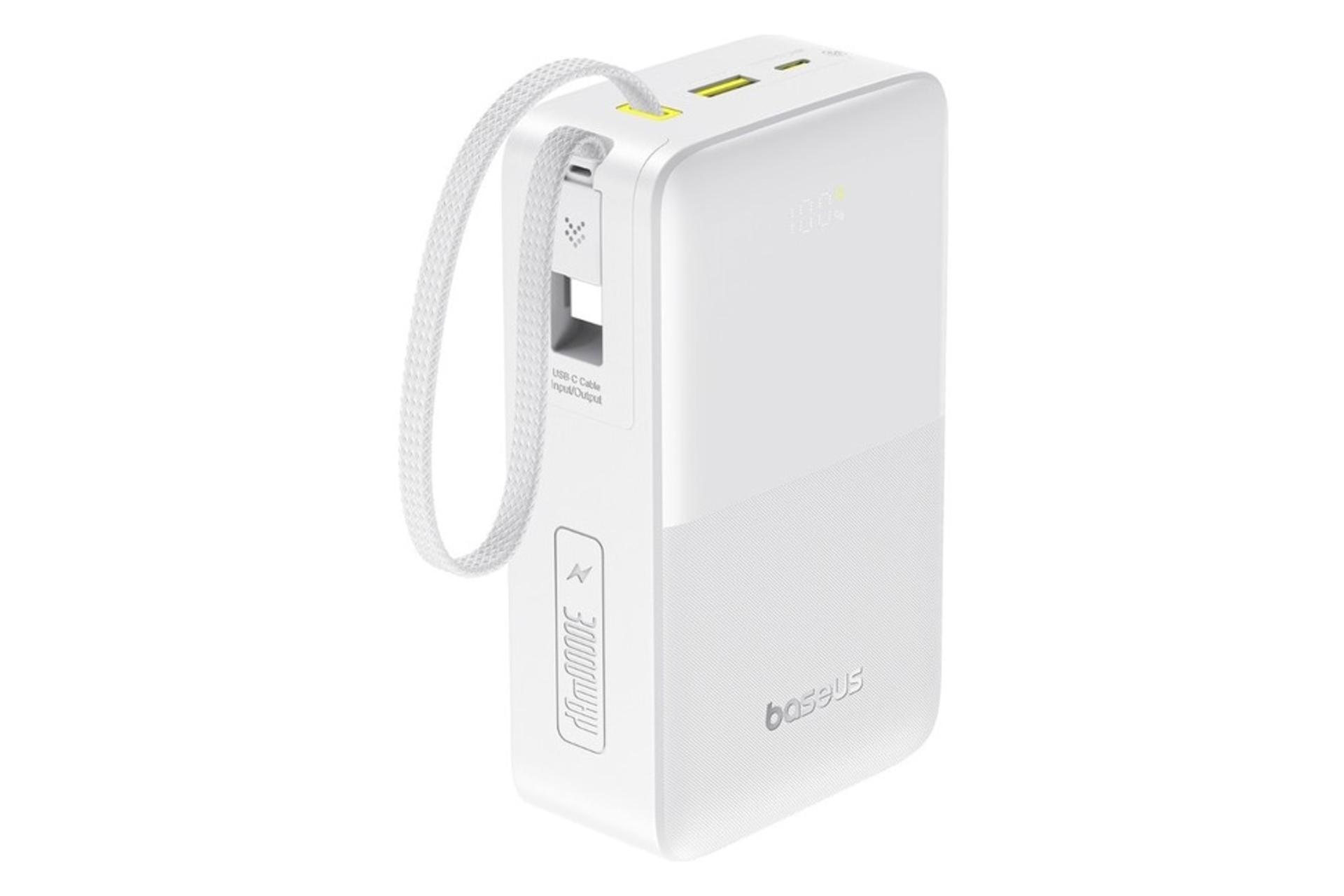 پاور بانک باسئوس Baseus EnerFill FC51 Bipow2 Pro 30000mAh سفید