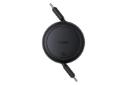 کابل شارژ USB باسئوس Type-C به Type-C مدل Free2Pull Mini با طول 1 متر رنگ مشکی