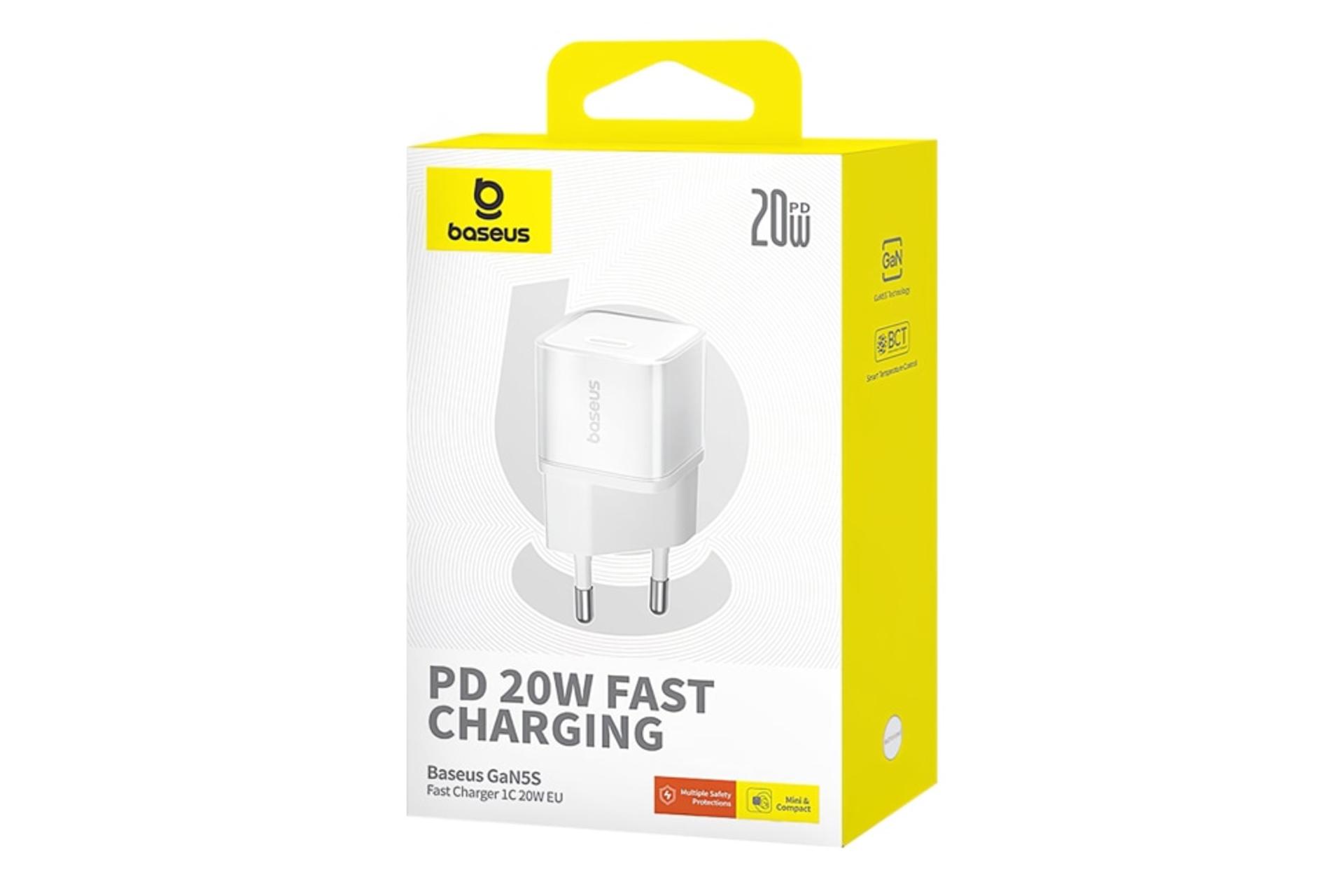 جعبه شارژر باسئوس Baseus GaN5S 20W