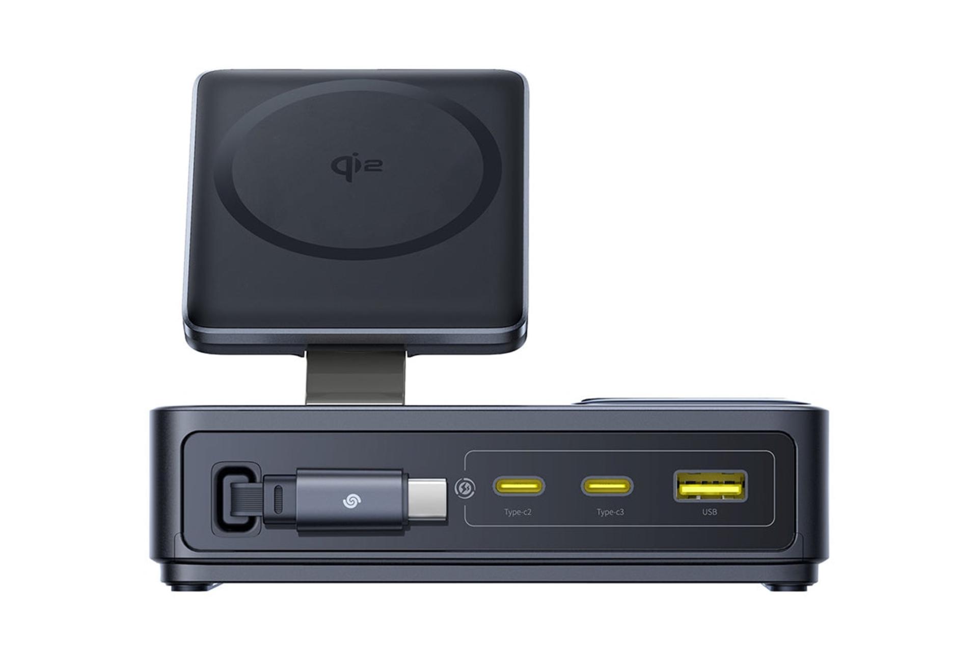 اتصالات شارژر باسئوس Baseus Nomos 5-in-1 Desktop Charger