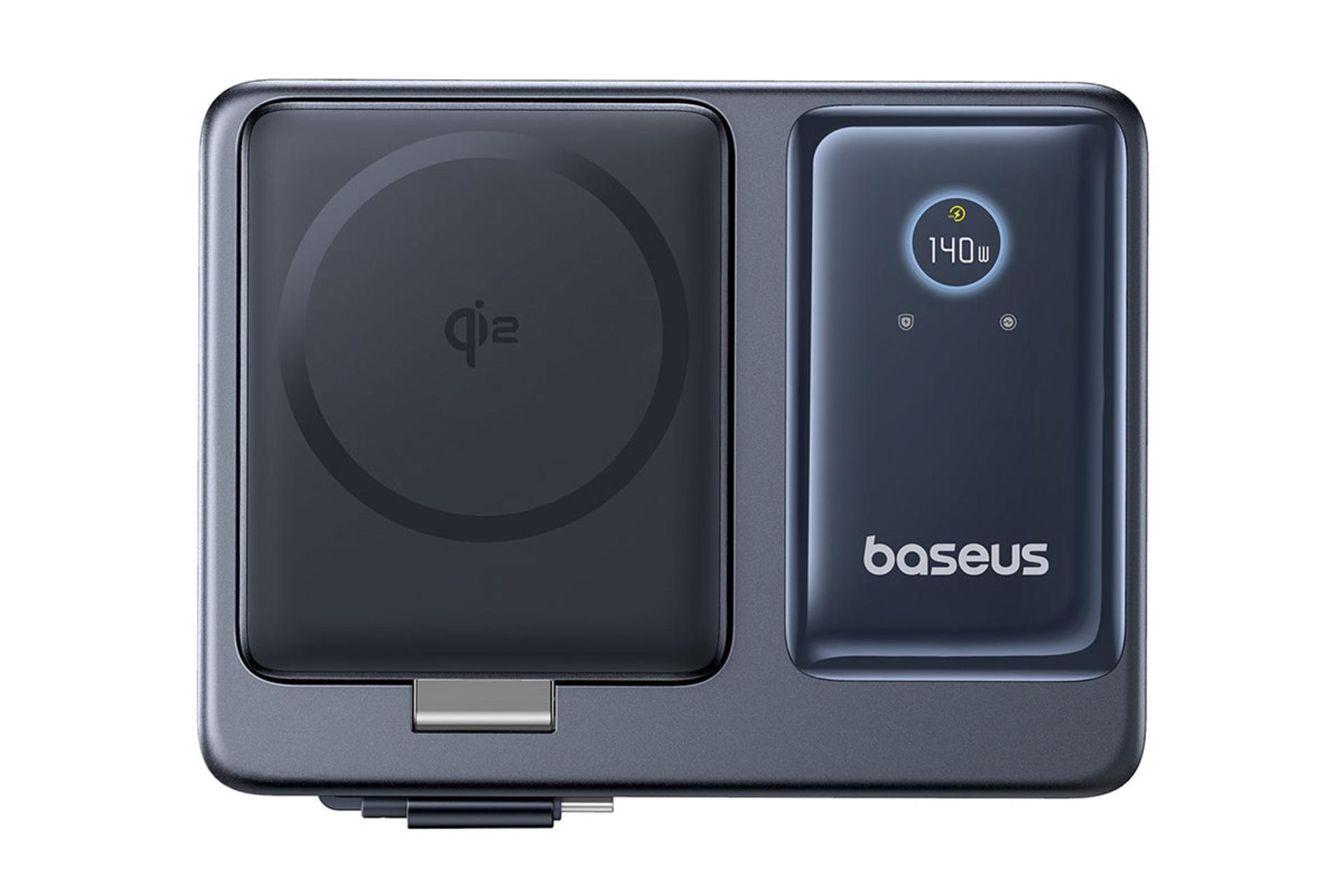 شارژر باسئوس Baseus Nomos 5-in-1 Desktop Charger از نمای بالا
