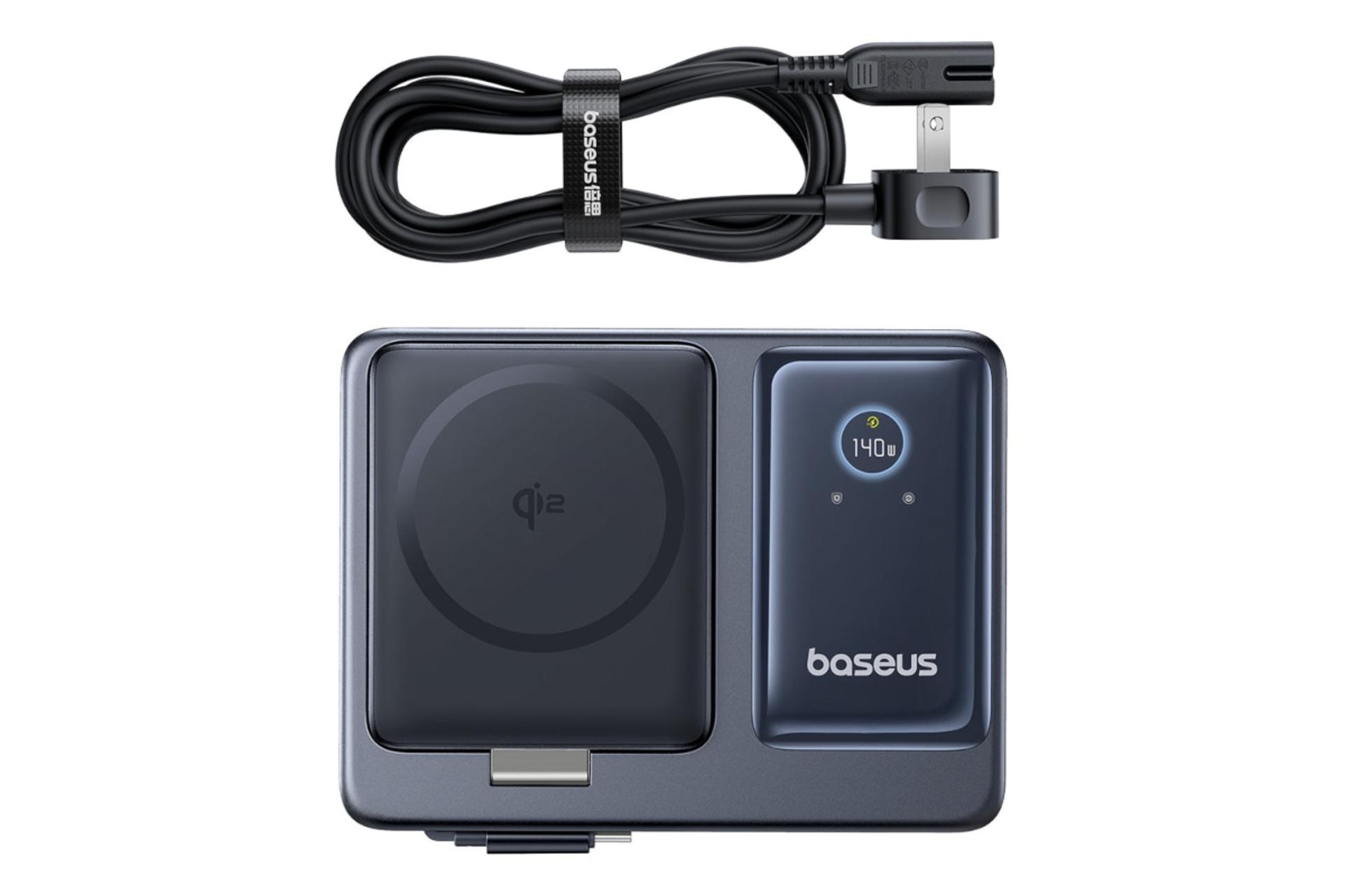 شارژر باسئوس Baseus Nomos 5-in-1 Desktop Charger همراه کابل