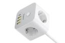 شارژر باسئوس Baseus PowerCombo Cube Power Strip 20W از نمای کناری