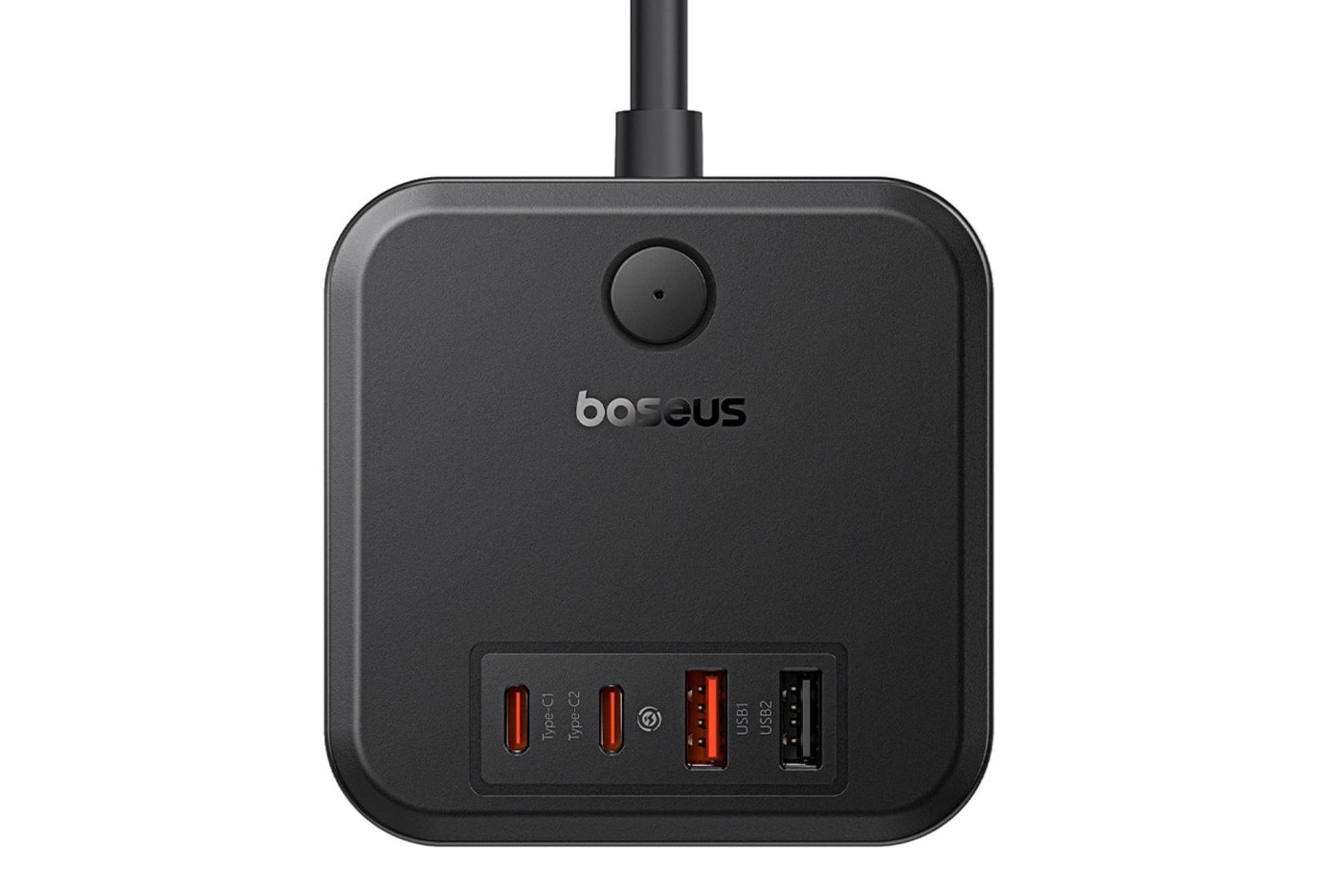 شارژر باسئوس Baseus PowerCombo Cube Power Strip 30W از نمای روبرو