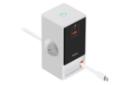 سمت چپ شارژر باسئوس Baseus PowerCombo Digital PowerStrip 65W سفید