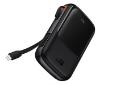 نمای کناری پاور بانک باسئوس Baseus Qpow Pro Digital Display 10000mAh 20W