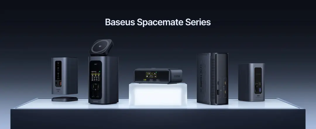 مجموعه محصولات سری Baseus Spacemate شامل انواع داک استیشن و هاب‌های چندمنظوره