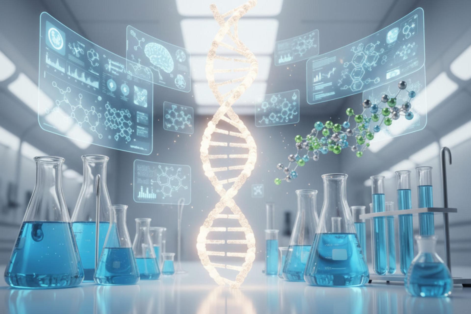 تصویرسازی کلاژ از دستاورد‌های بزرگ علم مدرن