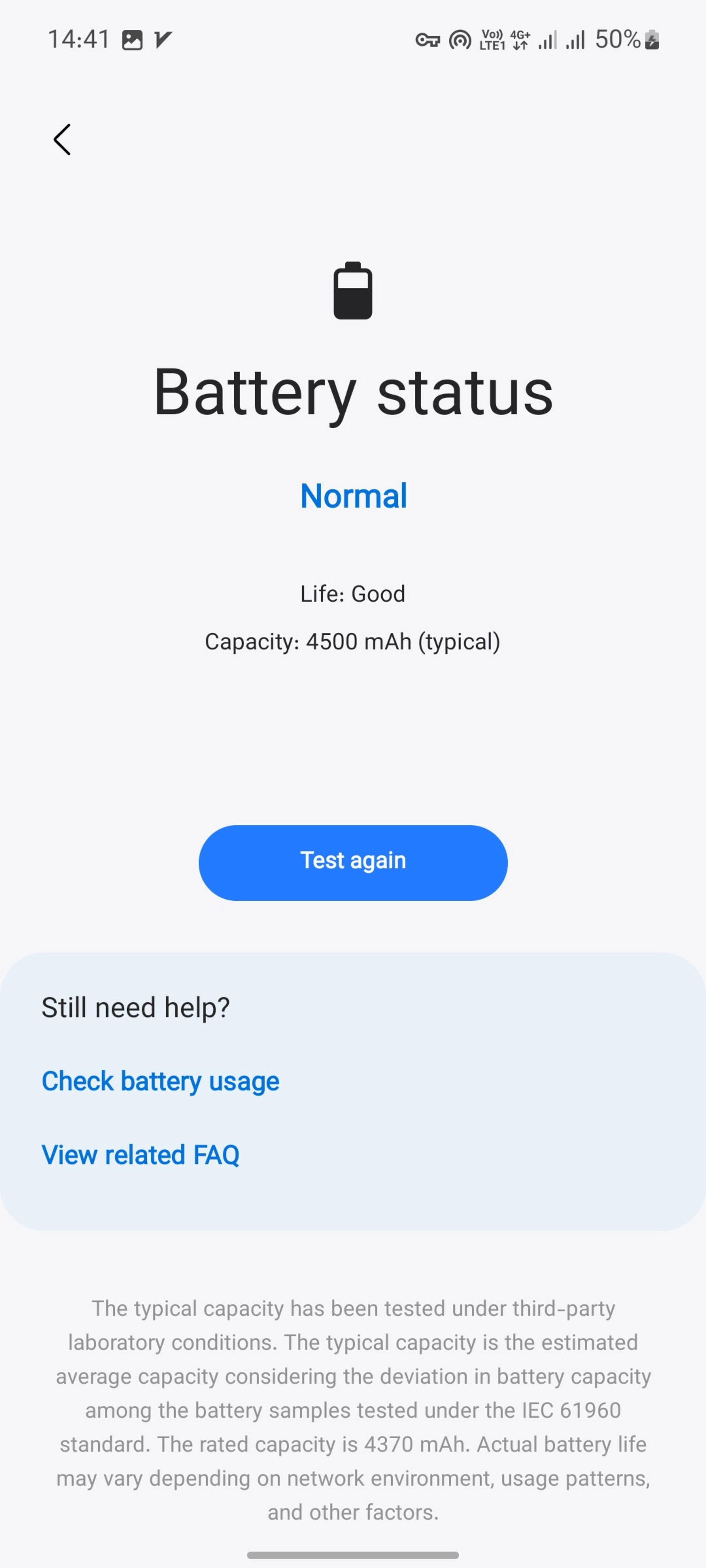 نمایش وضعیت باتری در Samsung Members