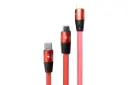 کابل شارژ USB باوین Type-A به Type-C+Micro-USB+Lightning مدل CB-176 3in1 با طول 1 متر