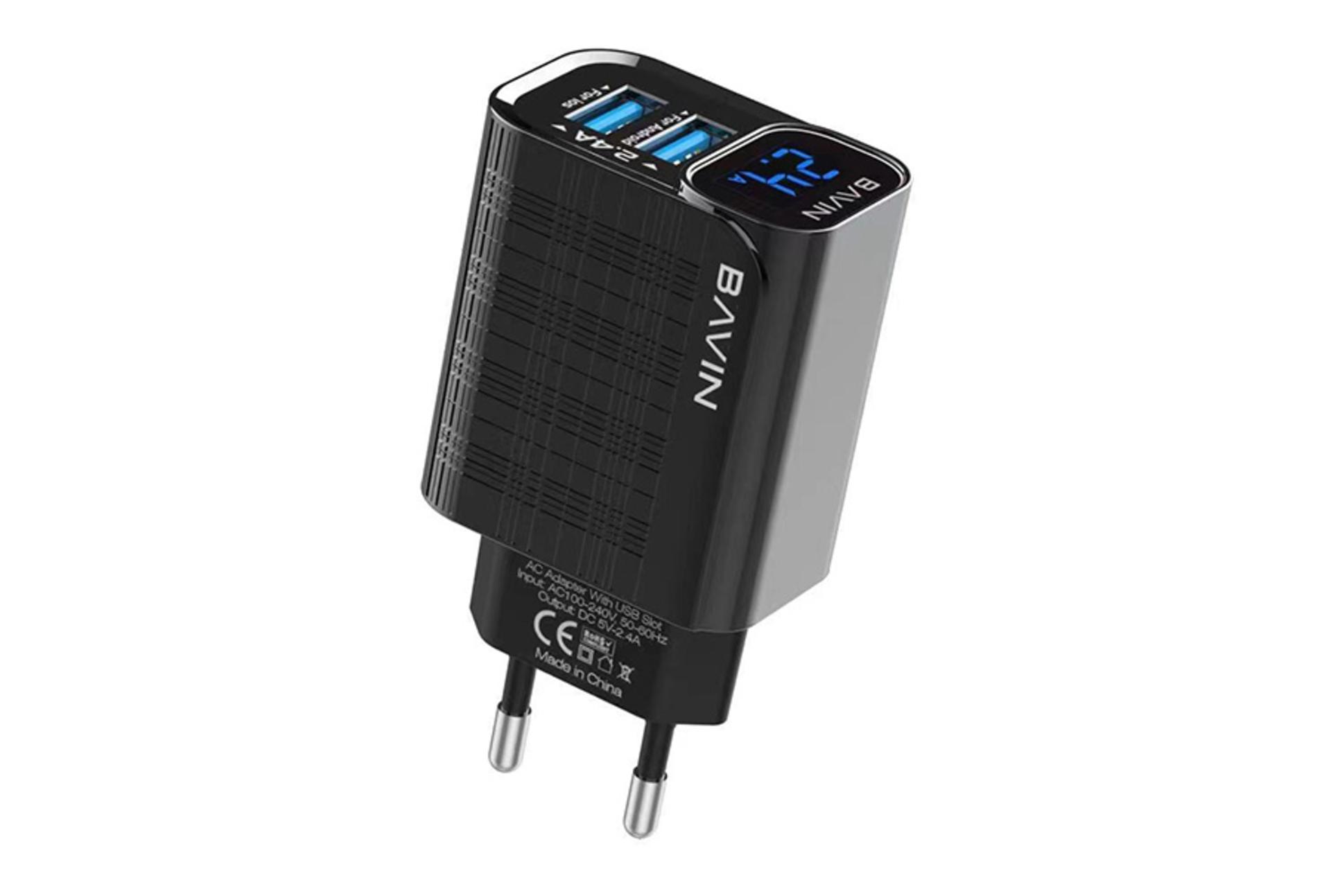 شارژر باوین Bavin PC316Y With Type-C Cable