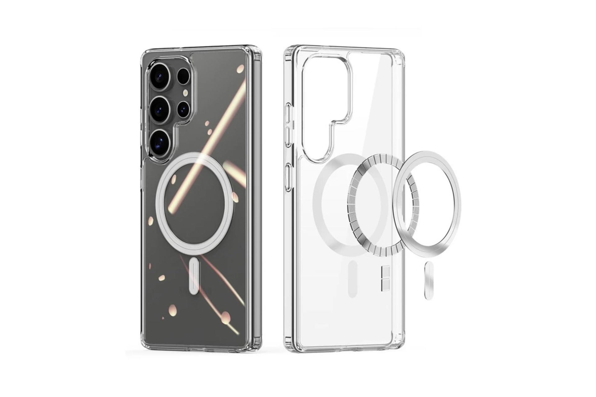 قاب گوشی برنارد مدل Transparent Magsafe BR مناسب سامسونگ Galaxy S25 Ultra