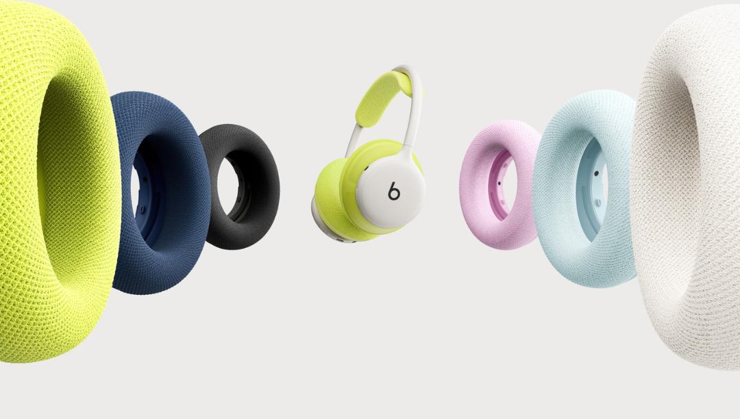 هدفون بیتس ۳۶۰ (Beats 360) اپل با بالشتک‌های رنگی متنوع