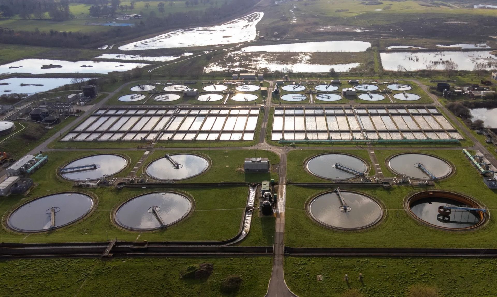 تصفیه‌خانه بدینگتون لین تحت مدیریت شرکت تیمز واتر