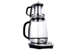 نمای کلی چای ساز بیم TM2806 با نمایش قوری و کتری