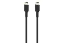 کابل شارژ USB بلکین Type-C به Type-C مدل BoostCharge Braided CAB003 با طول 2 متر مشکی