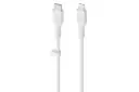 کانکتور و اتصال کابل شارژ USB بلکین Type-C به Lightning مدل BoostCharge Flex CAA009 با طول 2 متر