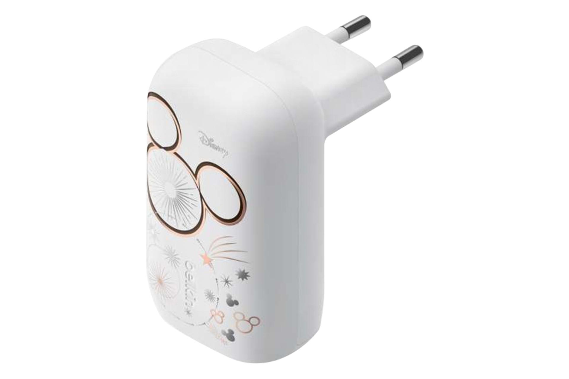 شارژر بلکین Belkin BoostCharge WCC002yzWH-DY از نمای کناری