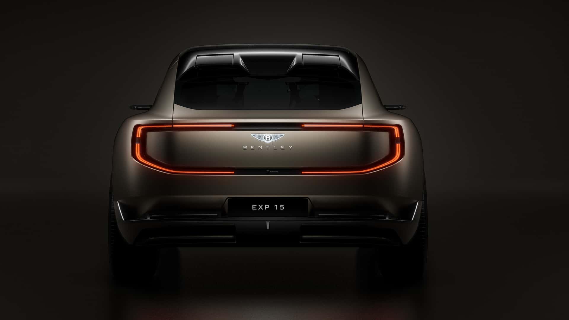 نمای عقبی بنتلی EXP 15