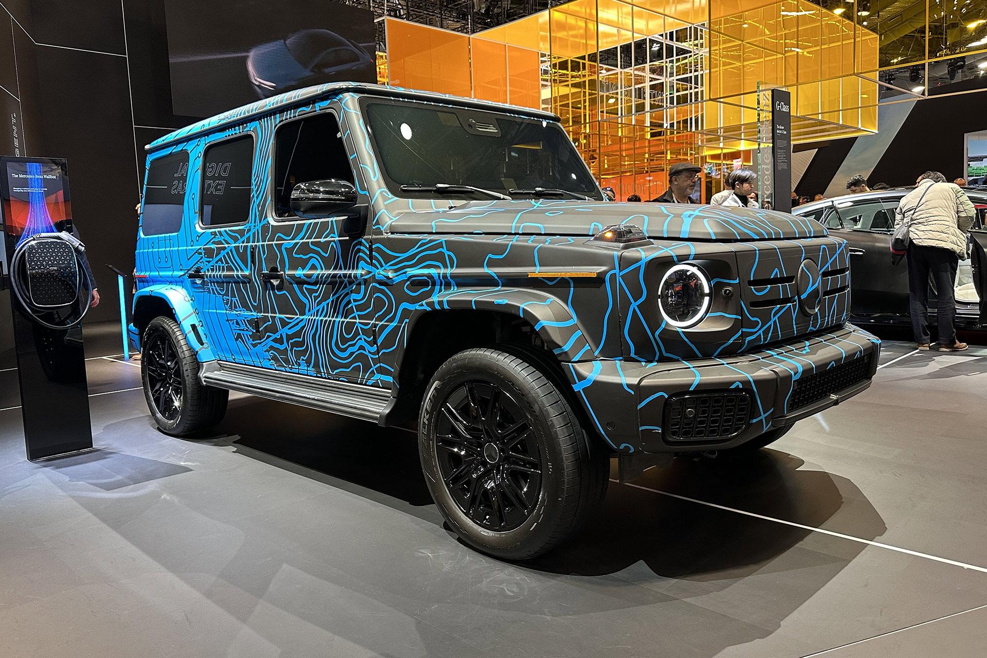 شاسی‌بلند لوکس مرسدس بنز با قابلیت چرخش «شبه‌تانک» به‌نمایش درآمد