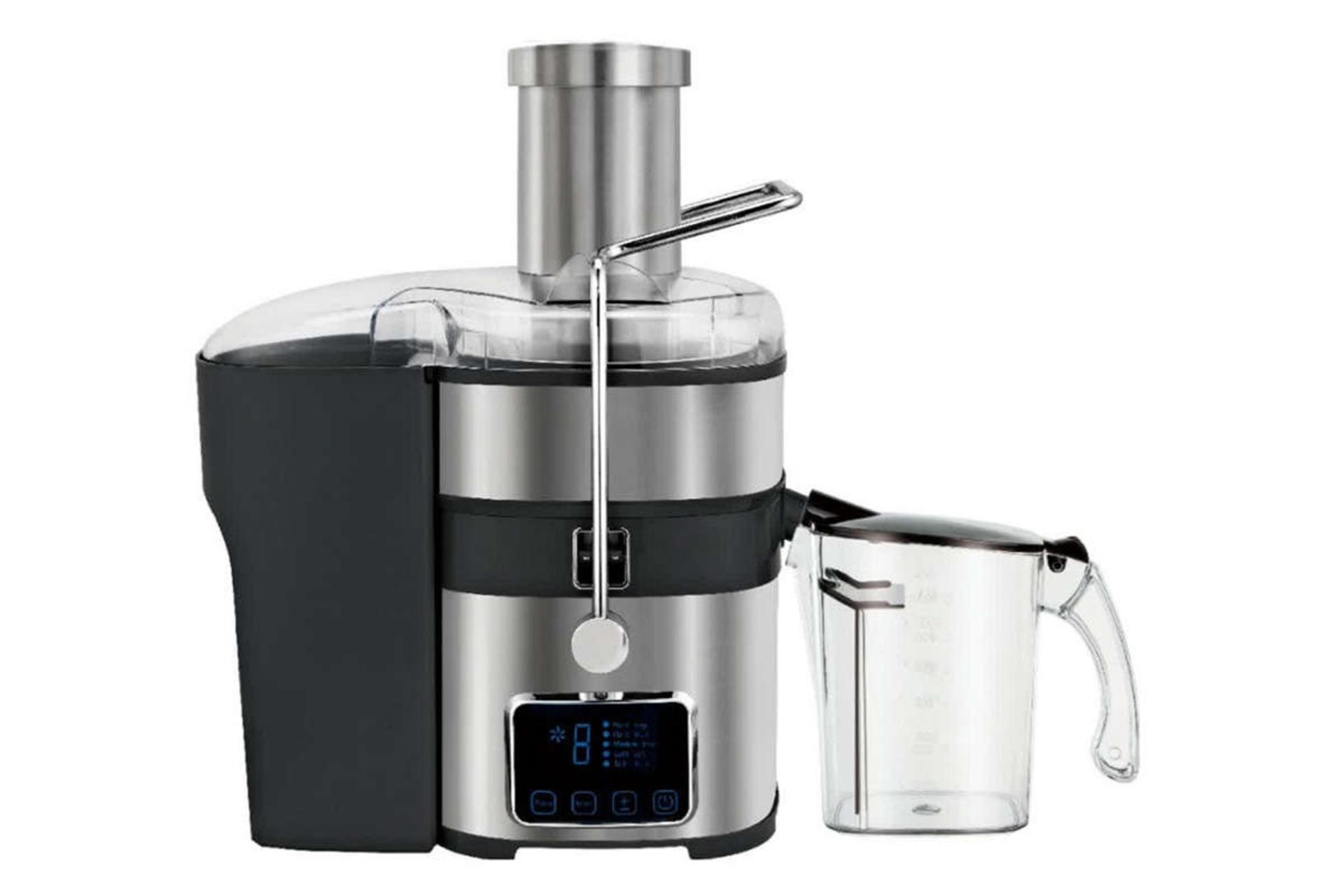 نمای جلوی آبمیوه گیری برلین BG-1153JC به همراه پارچ آبمیوه‌گیری