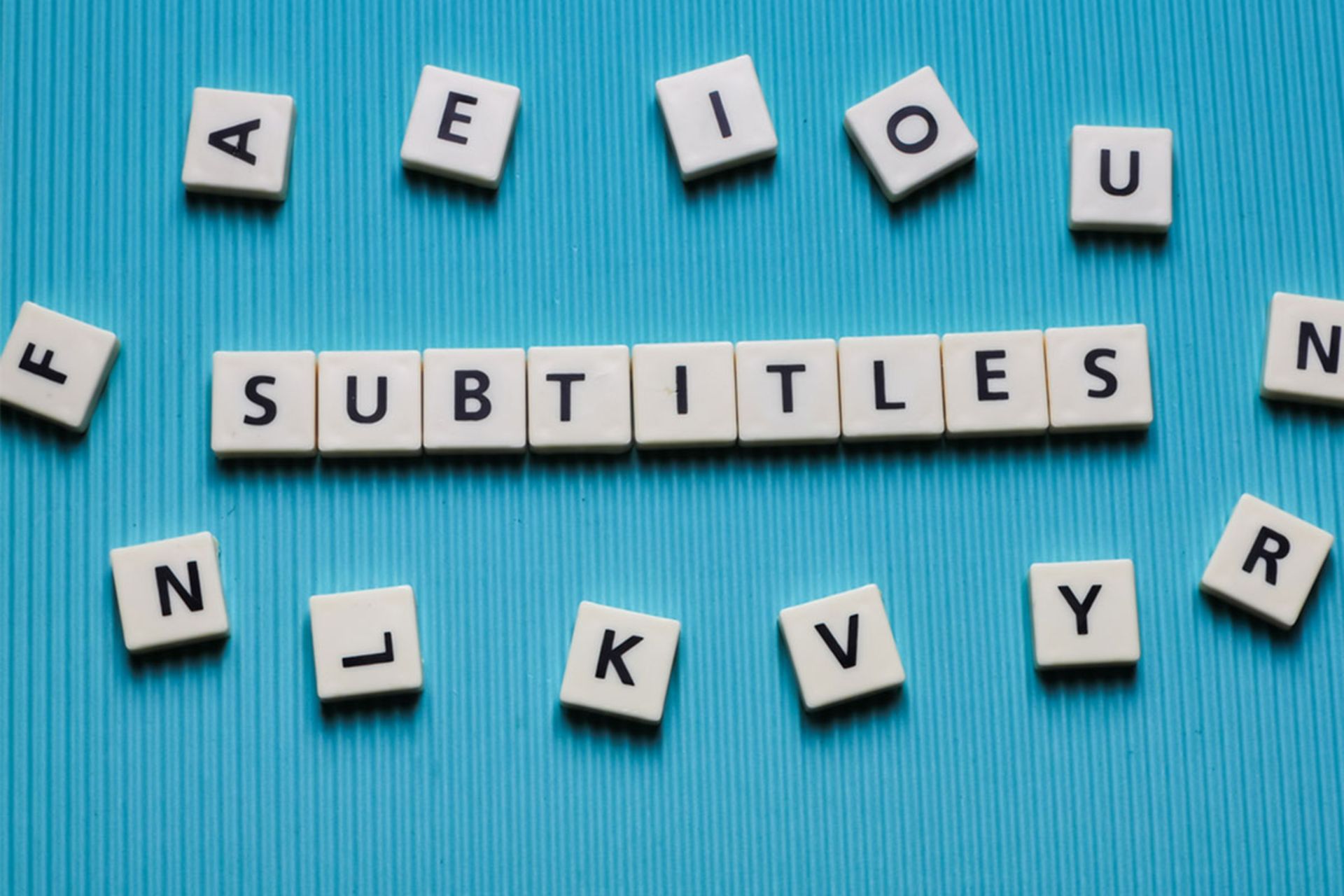 حروف کلمه Subtitle 