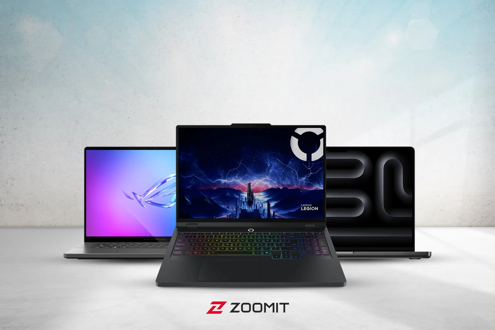 سه لپ تاپ از لنوو ایسوس و اپل