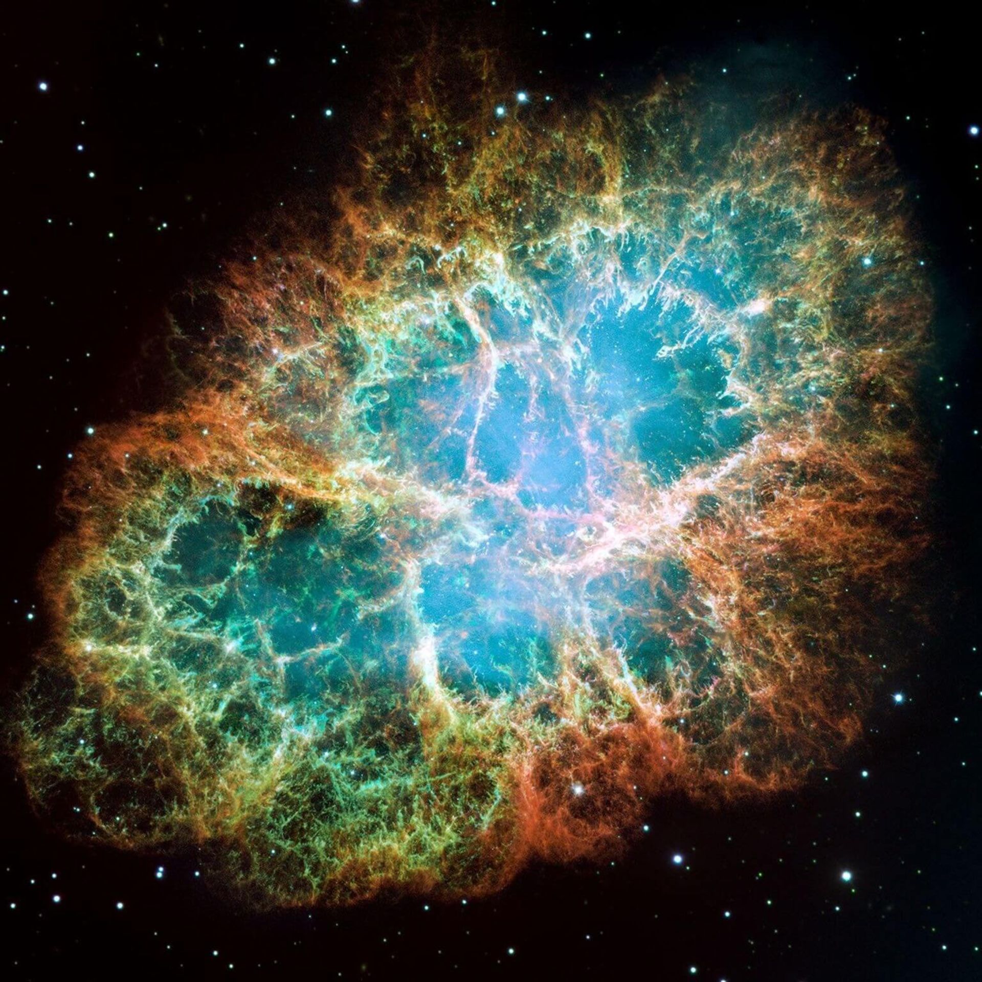 سال شانزدهم پروژه تلسکوپ فضایی هابل - Crab Nebula